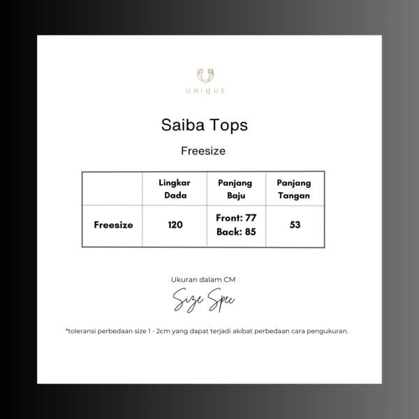 Saiba Tops Navy