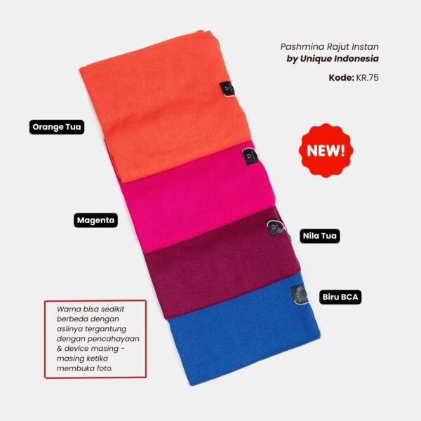 Pashmina Rajut Instan