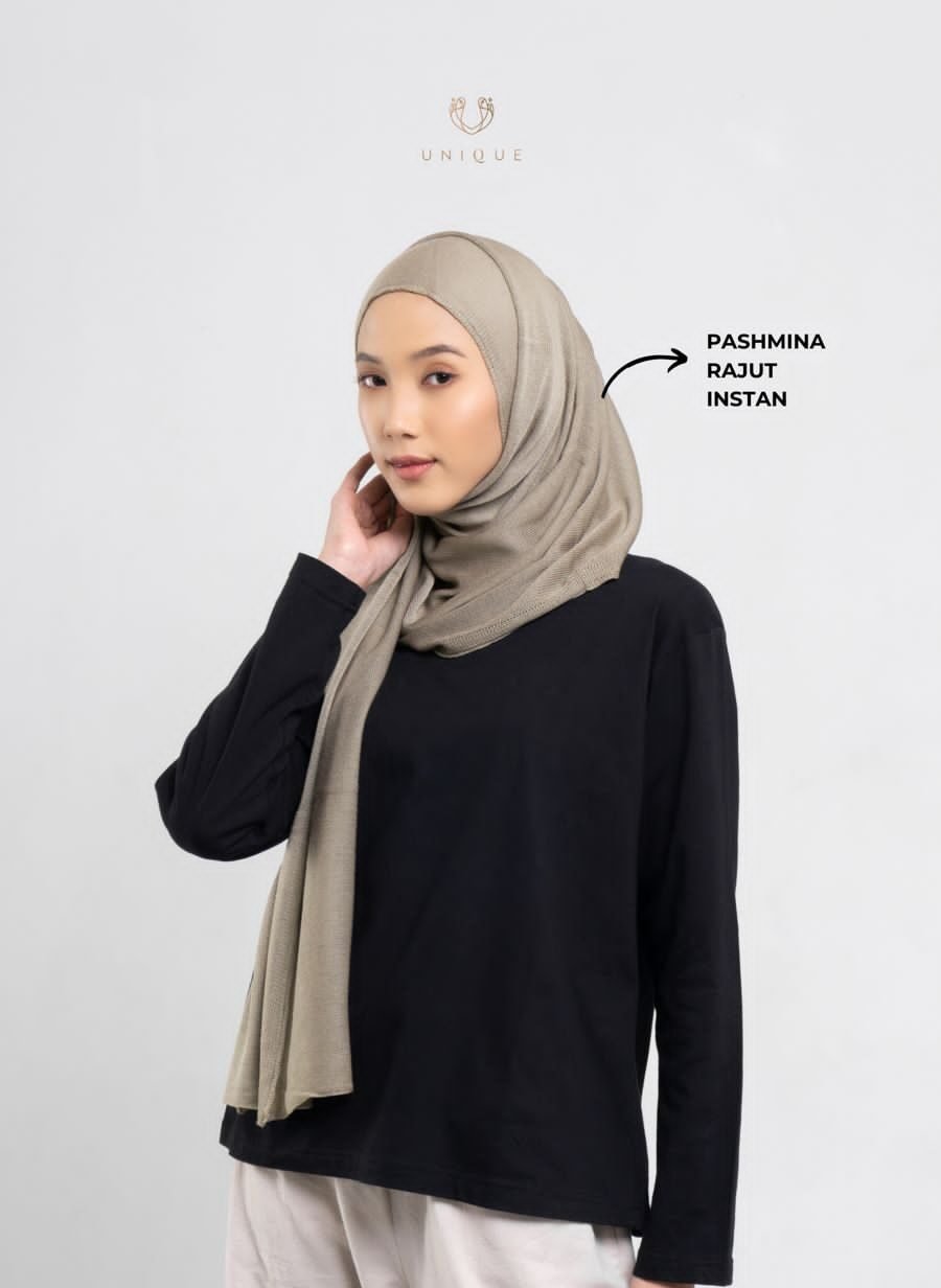 Pashmina Rajut Instan